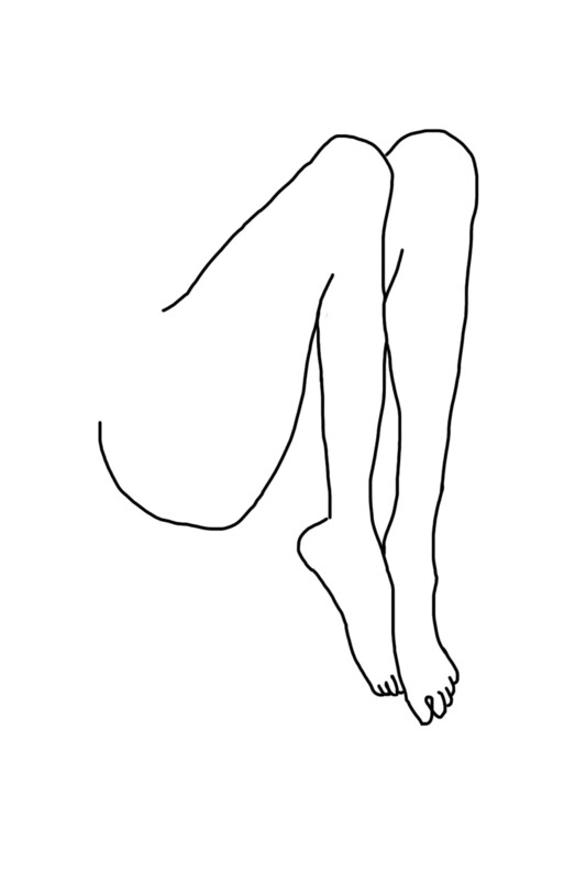 &#39;legs&#39; drawing - giclée print