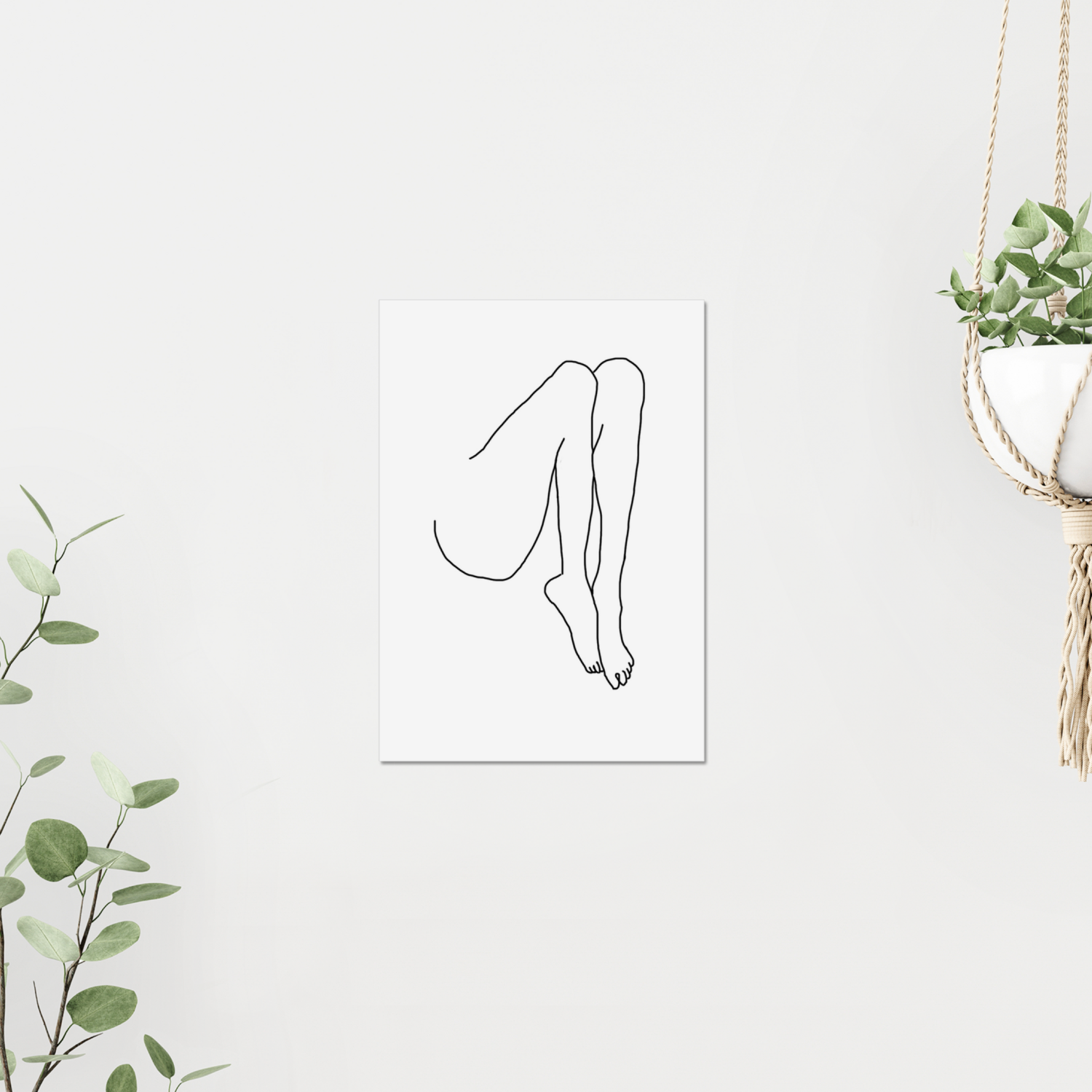 legs digital drawing - giclée print