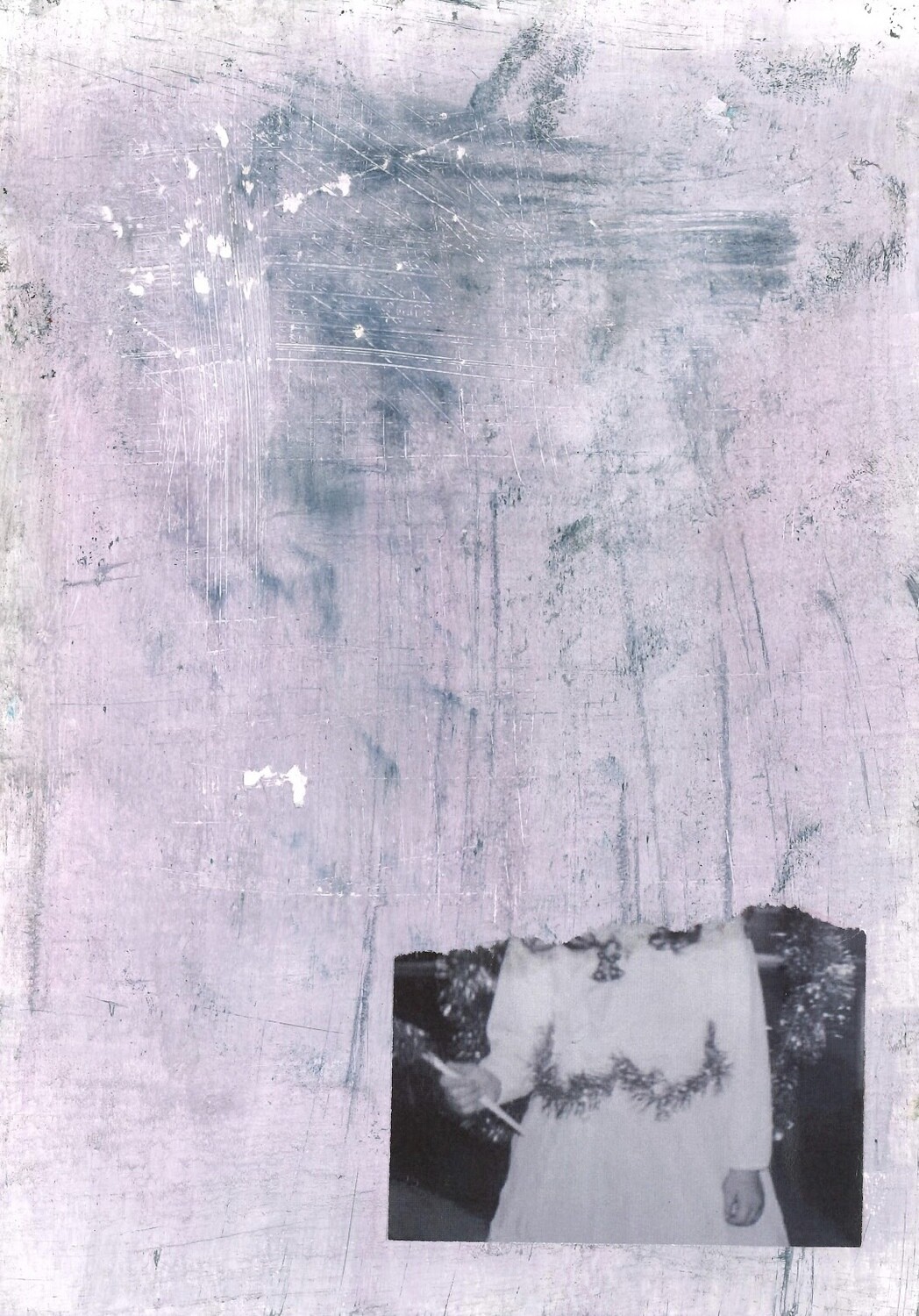 mixed media collage - giclée print