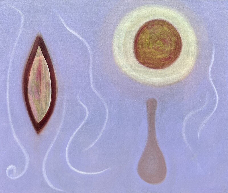 &#39;deconstructed desire&#39; (2023) - original painting on canvas