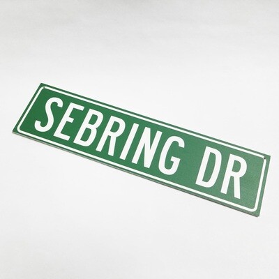 Sebring Drive Street Sign2019