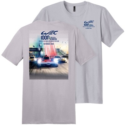 WEC 1000 Mile Tee-Silver