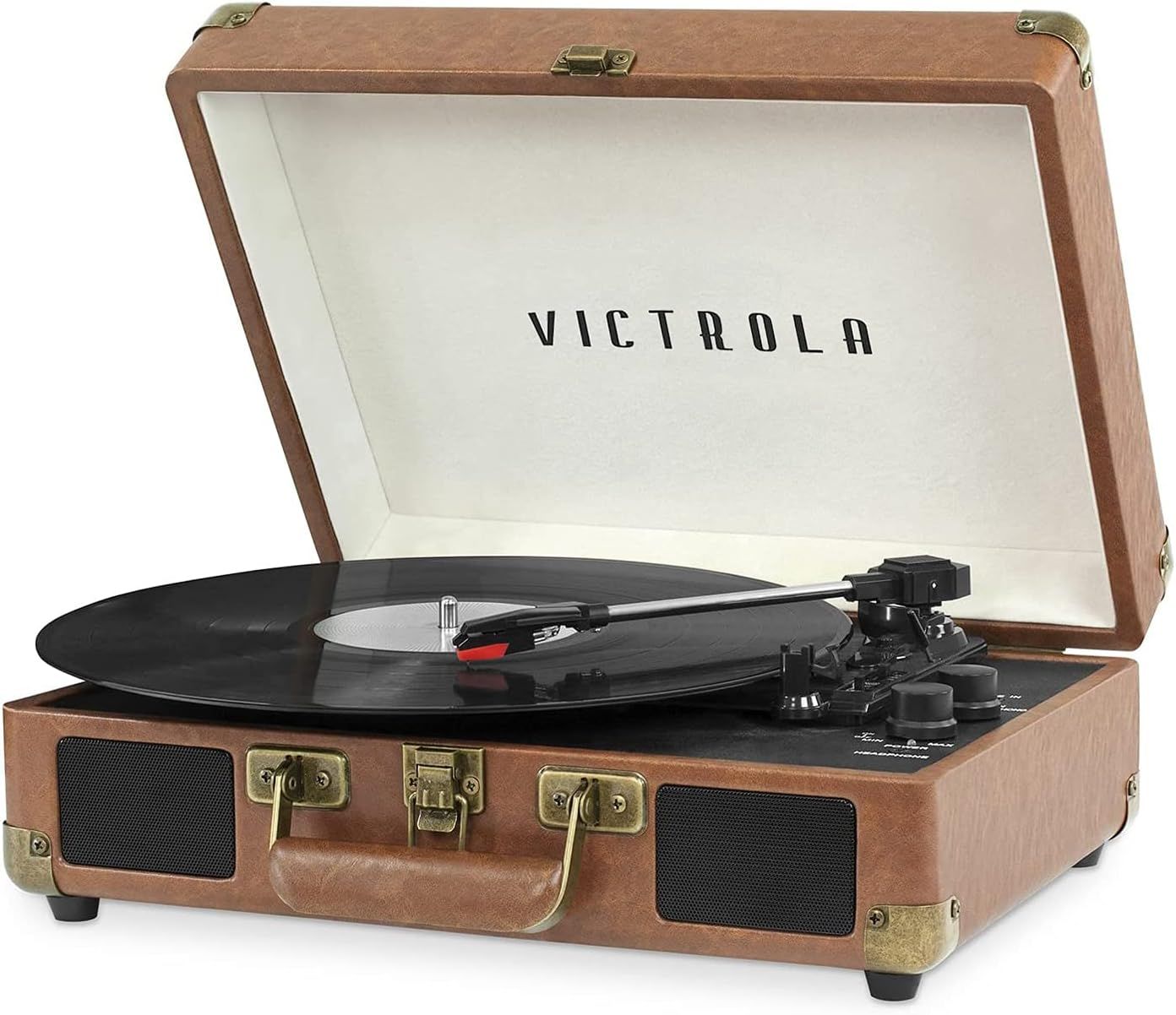 Tocadisco 2 en 1 Marca Victrola Marrón