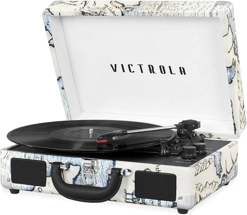 Tocadisco 2 en 1 Marca Victrola Mapa Mundi