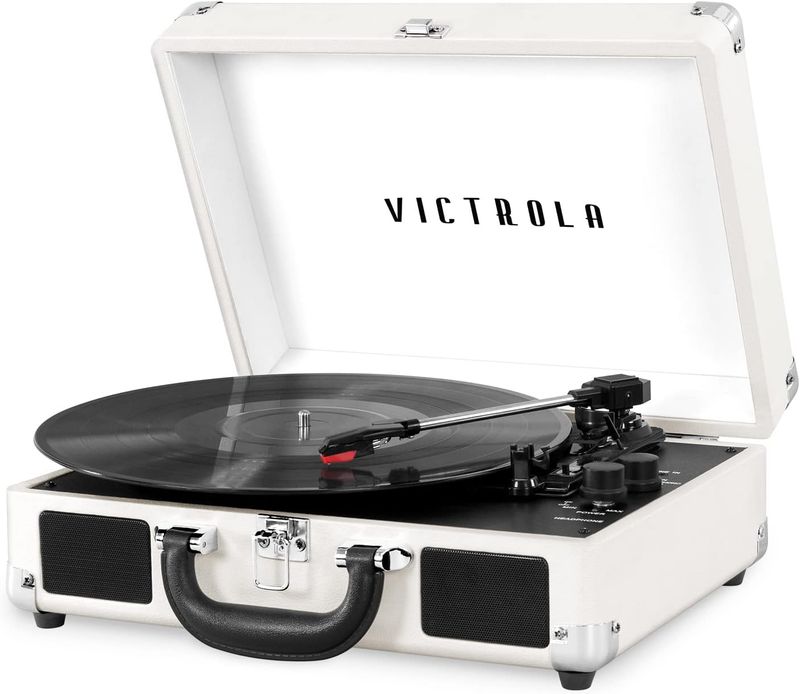 Tocadisco 2 en 1 Marca Victrola Blanco