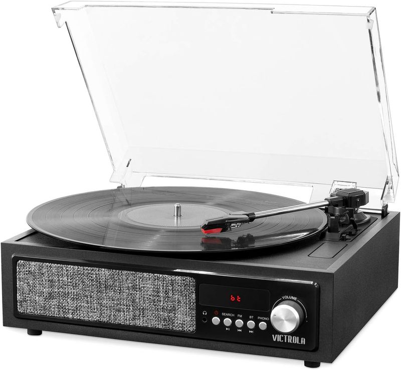 Tocadisco Midland Marca Victrola Negro