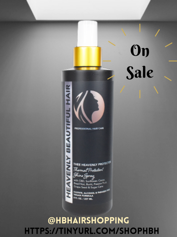 Thermal Protectant Shine Spray W or W/O Nozzle Sprayer