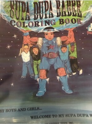 Supa Dupa Babee Coloring Book