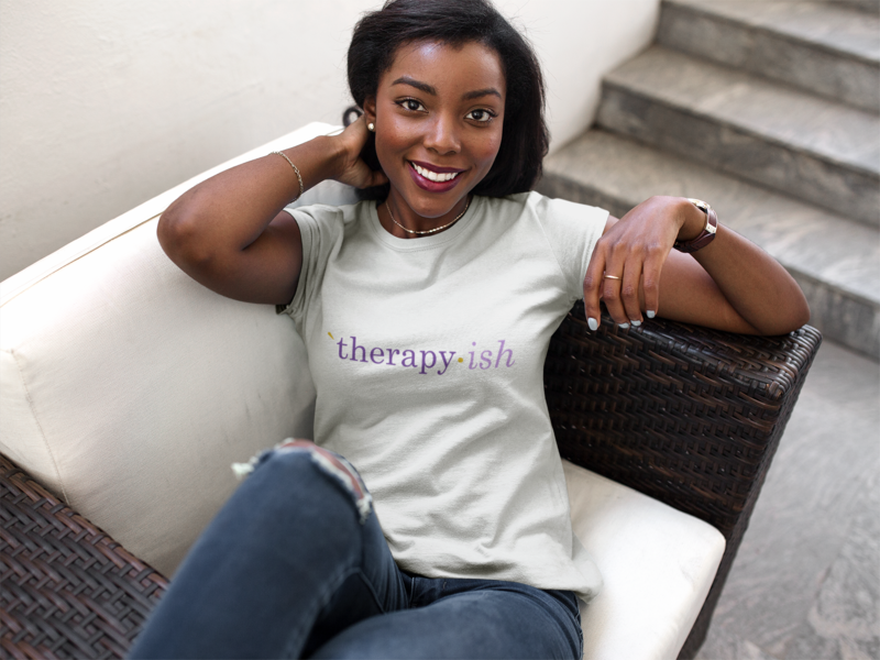 'therapy-ish" Unisex T-Shirt