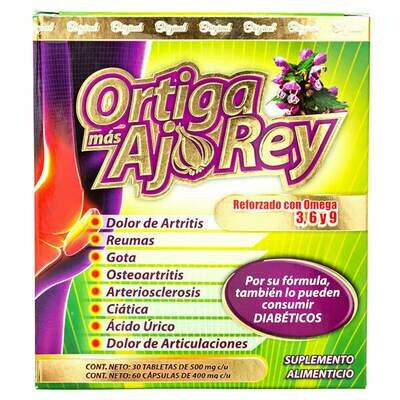 Ortiga más Ajo Rey (Tabletas + Capsulas)