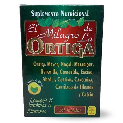El Milagro de la Ortiga |  30 Tabletas