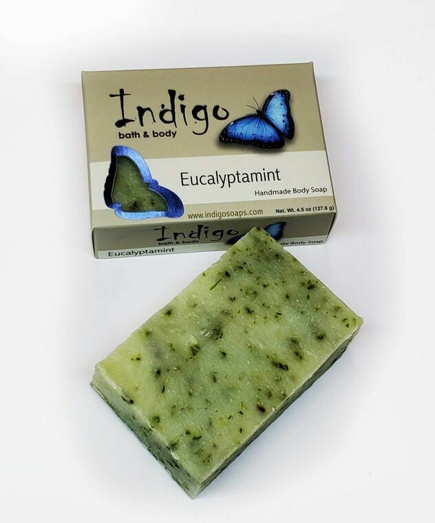 Indigo | Eucalyptamint Body Soap | Jabón Corporal Eucalip-tomenta