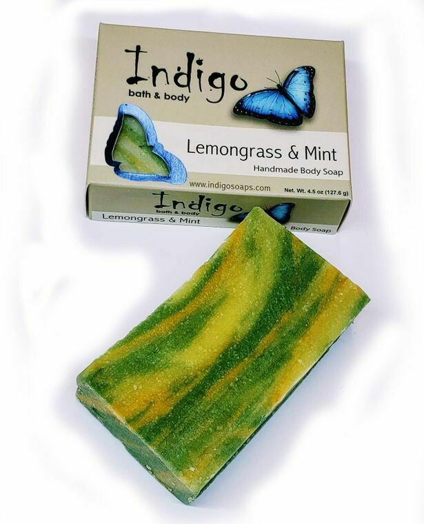 Lemongrass & Mint Soap  | Jabon Hierba de Limon y  Menta