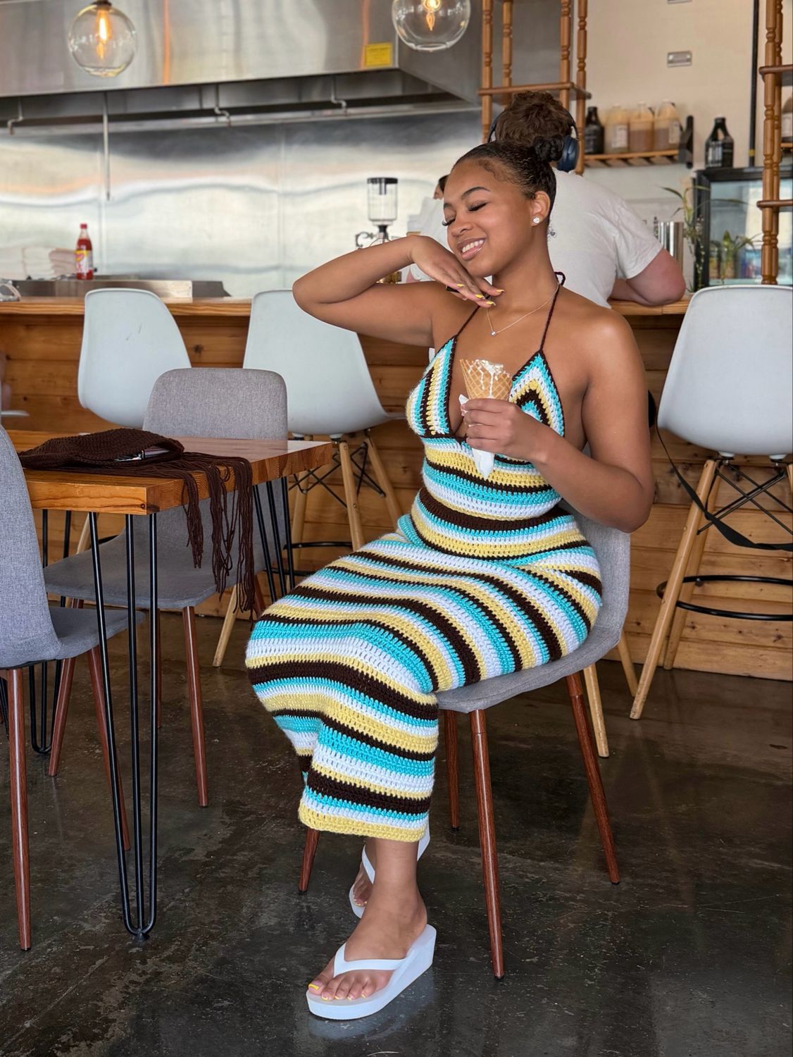 “Lola” Crochet Sundress