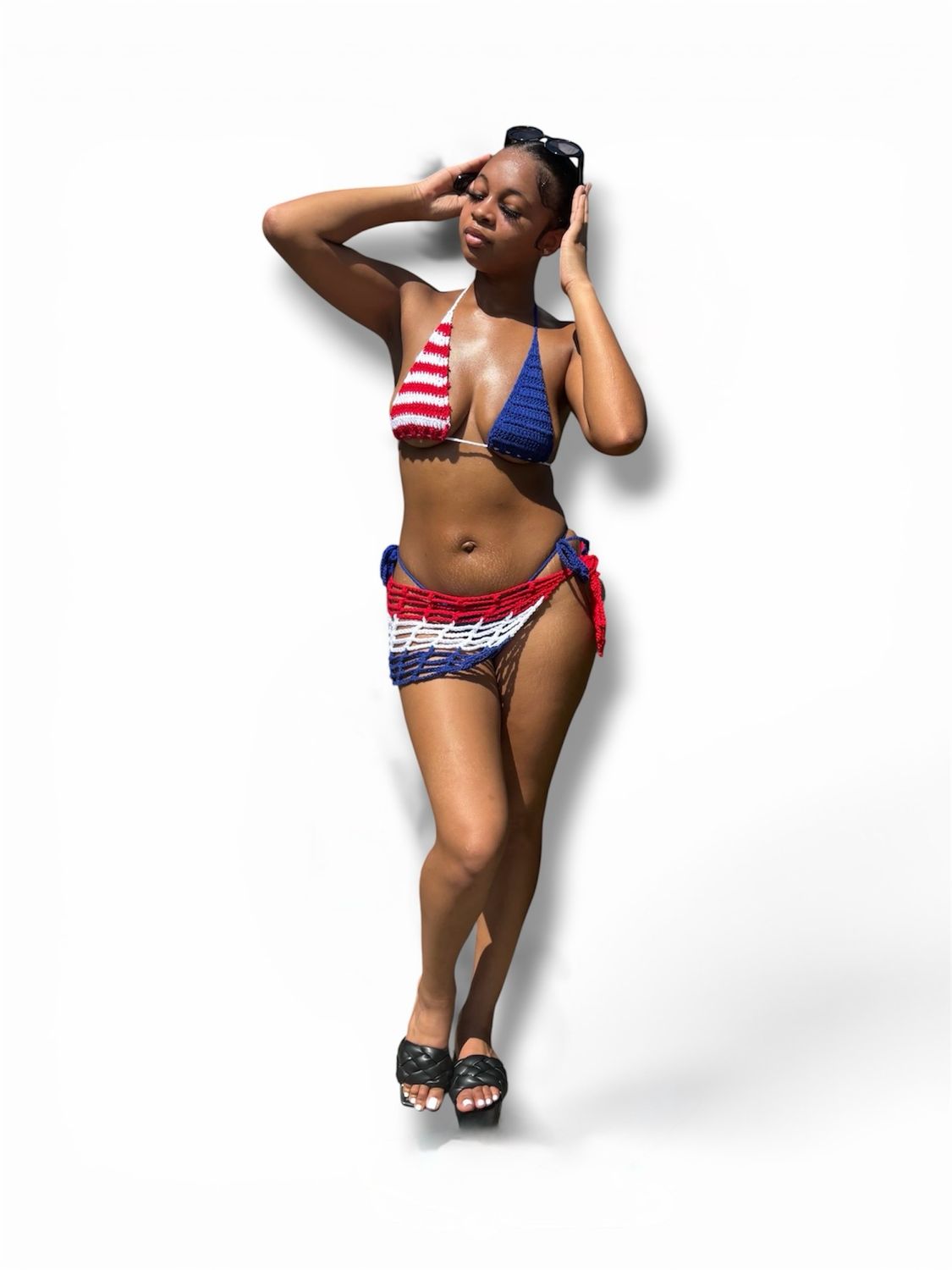 “Miss America” 3 Piece Bikini