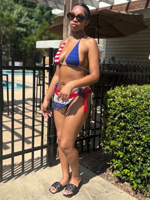 “Miss America” 3 Piece Bikini