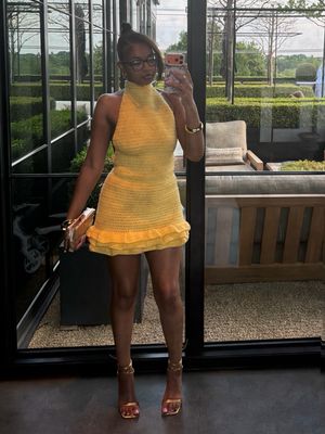“Naomi” Ruffled Mini Dress