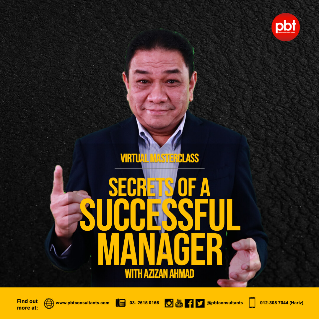 Masterclass : SECRETS OF A  SUCCESSFUL MANAGER
(PROMOTION PRICE )