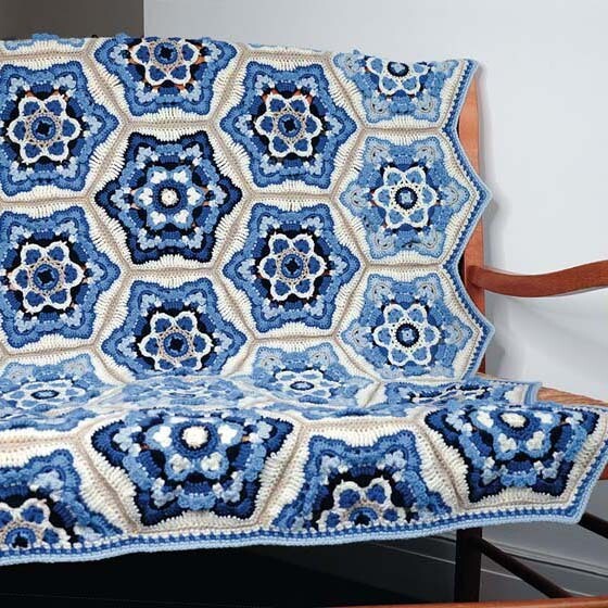DELFT CROCHET BLANKET
