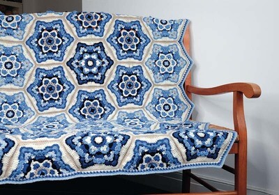DELFT CROCHET BLANKET