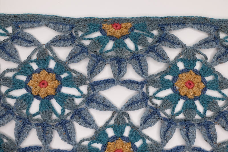 Round Crochet Lotus Crochet Blanket Lotus Flower Blanket Crochet