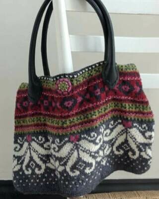 NORDNORGE KNITTED BAG PAPER PATTERN