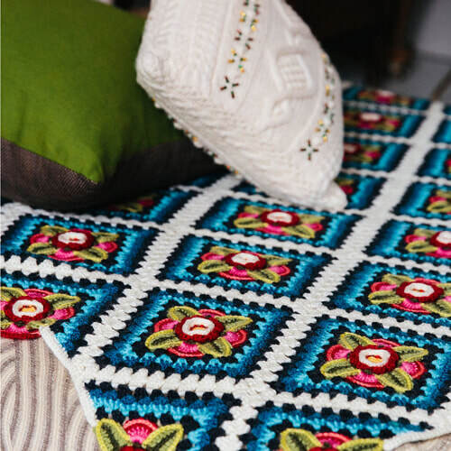 Mexican diamond blanket deals