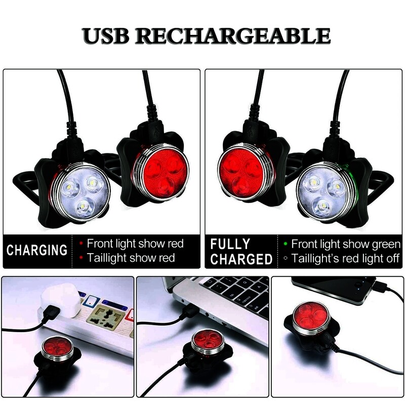Bicycle Lights Rechargeable