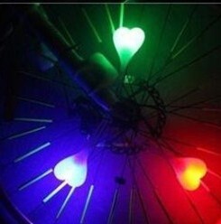 Bicycle ball lights various colours