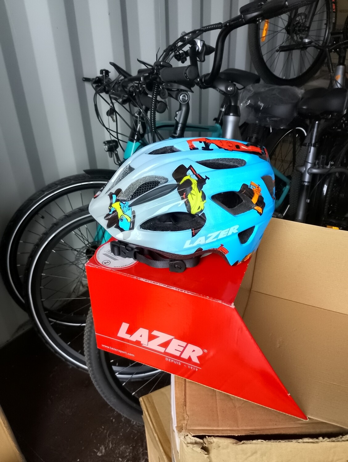 Child's Bicycle Helmet Lazer