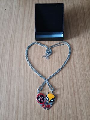 Deadpool and Wolverine Friends necklace