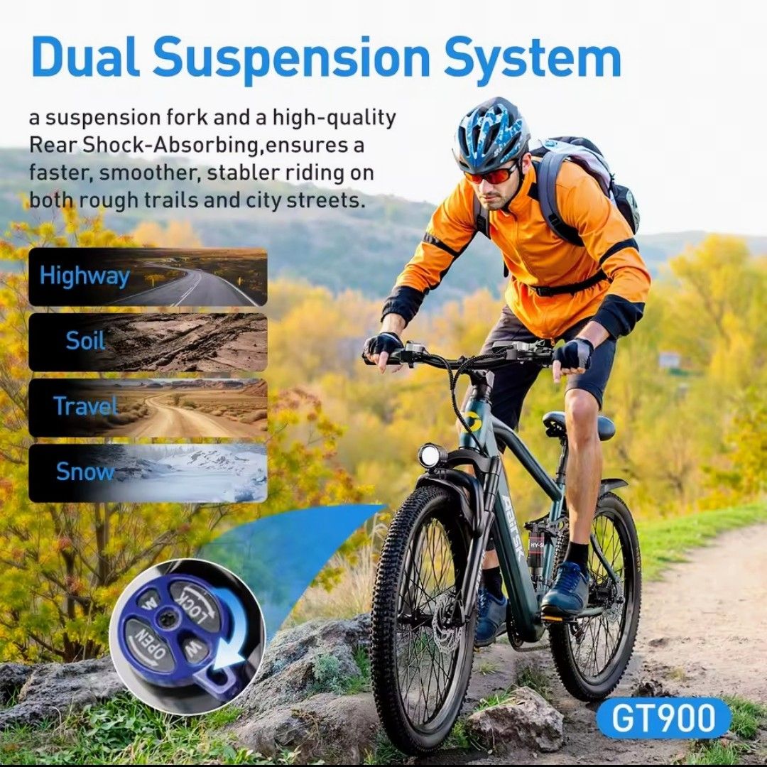 Aairsk GT900 ebike - mountain city bike Aairsk GT900 ebike - mountain city bike