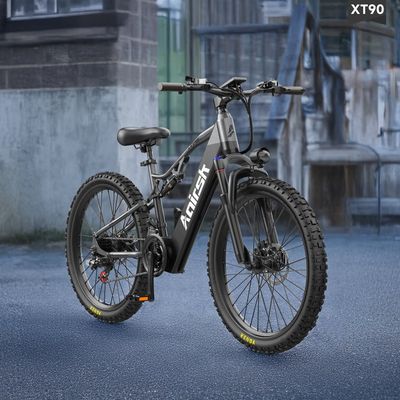 Aairsk XT90 electric mountain bike with full suspension