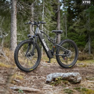 Aairsk XT90 electric mountain bike with full suspension
