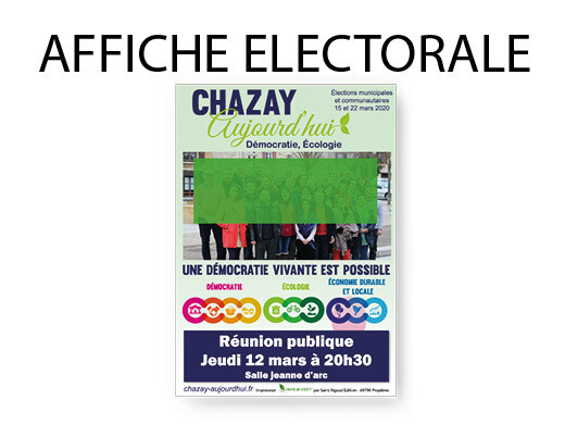 Affiche électorale