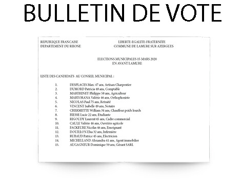 Bulletin de vote