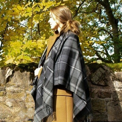 Emerson Macrae Grey Lambswool Serape