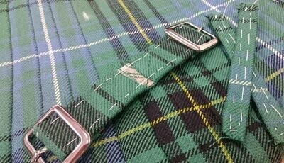 8 Yard Old And Rare Tartan Kilt