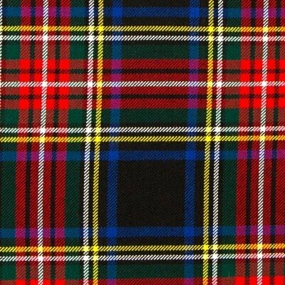 Modern Black Stewart Tartan Kilt