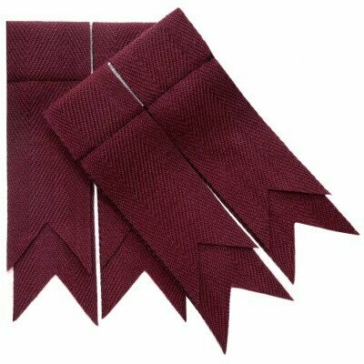 Maroon Plain Garter Flash