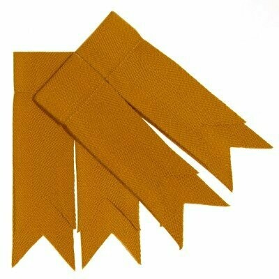 Gold Plain Garter Flash
