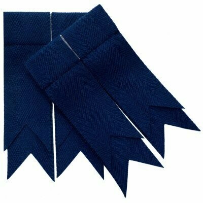 Navy Plain Garter Flash