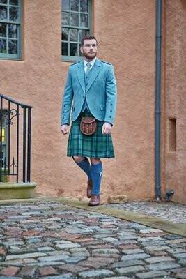 Lovat Blue Clunie Jacket and Waiscoat