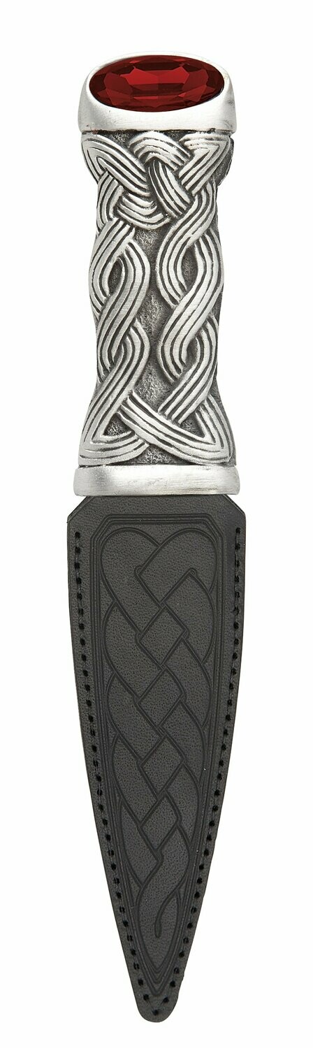 Earn Sgian Dubh With Stone, Stone Colour: Red