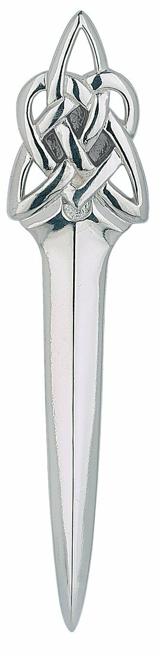 Celtic Dirk Silver Kilt Pin