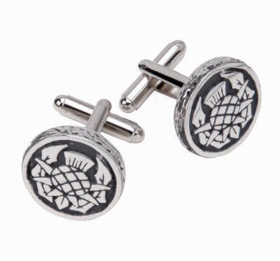 Large Thistle Cufflinks