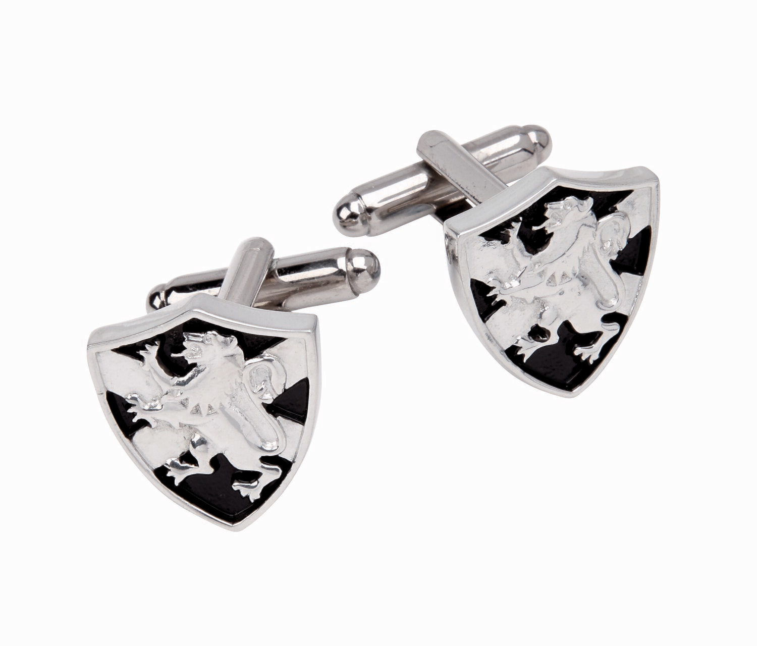 Lion Rampant & Shield Cufflinks