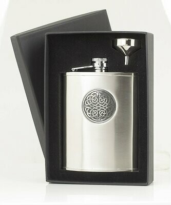 Celtic Weave Stainless Steel Flask