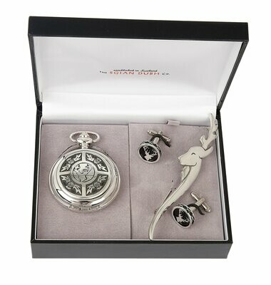 Stag Pocket Watch Gift Set