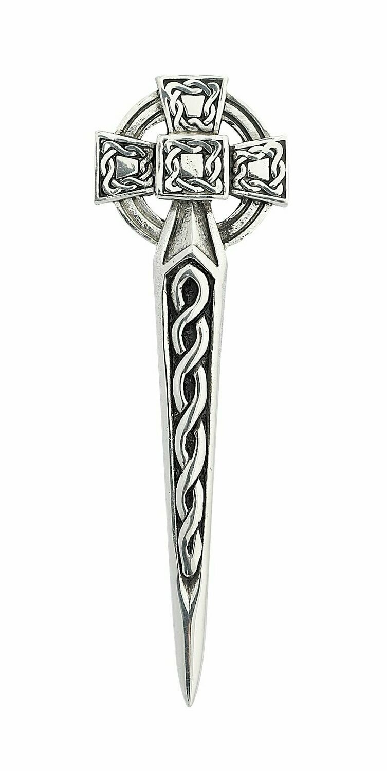 Celtic Cross Kilt Pin